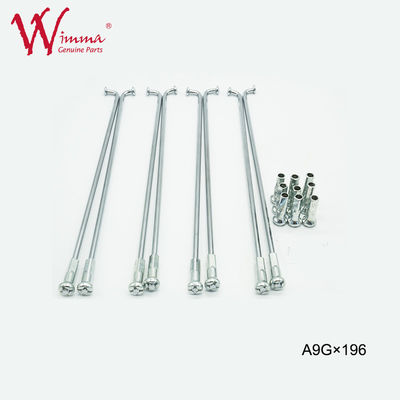 Ποιότητα  Motorcycle Spokes Set With Nipple High Quality 9G ISO9001 Stainless Steel Εργοστάσιο