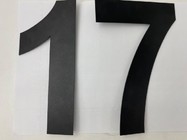 Αναδρομικά φωτισμένο σπίτι σημαδιών αριθμού συνήθειας ανοξείδωτο καμία πιστοποίηση CE RoHs MOQ