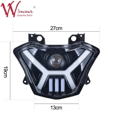 Φως LED ένα κομψό μαύρο για την Kawasaki Z650 και Versys X300