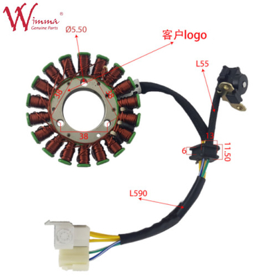 Σιδηρούργημα Magneto Stator Coil Stator Comp Ανταλλακτικά μοτοσυκλετών από την Κίνα Munufacturer GN125 ((2012)