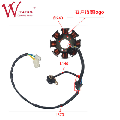 Μοτοσυκλέτα Magnetic Stator Coil Stator Comp GD115 Συμπλήρωμα Χαλκού Χάλυβα Χονδρικό